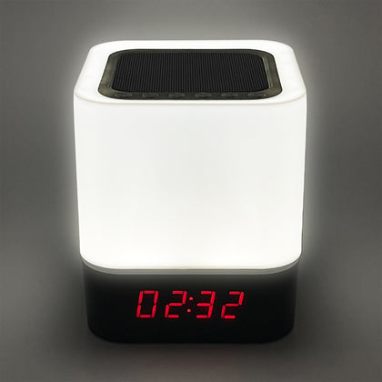 Zunammy Color Changing Wireless Alarm Clock Speaker