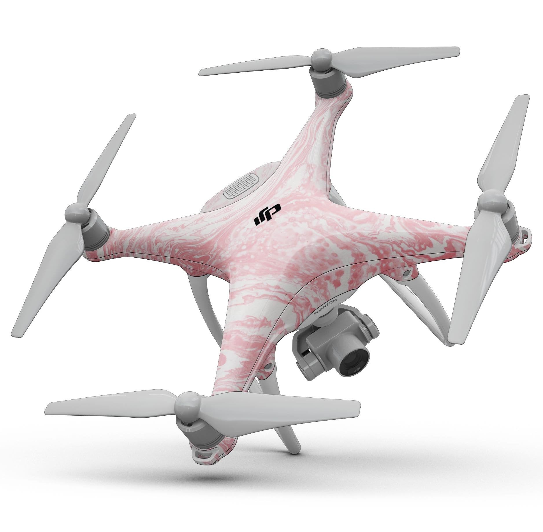 Marbleized Pink v3 - Full-Body Skin Kit for the DJI Phantom 4 Drone