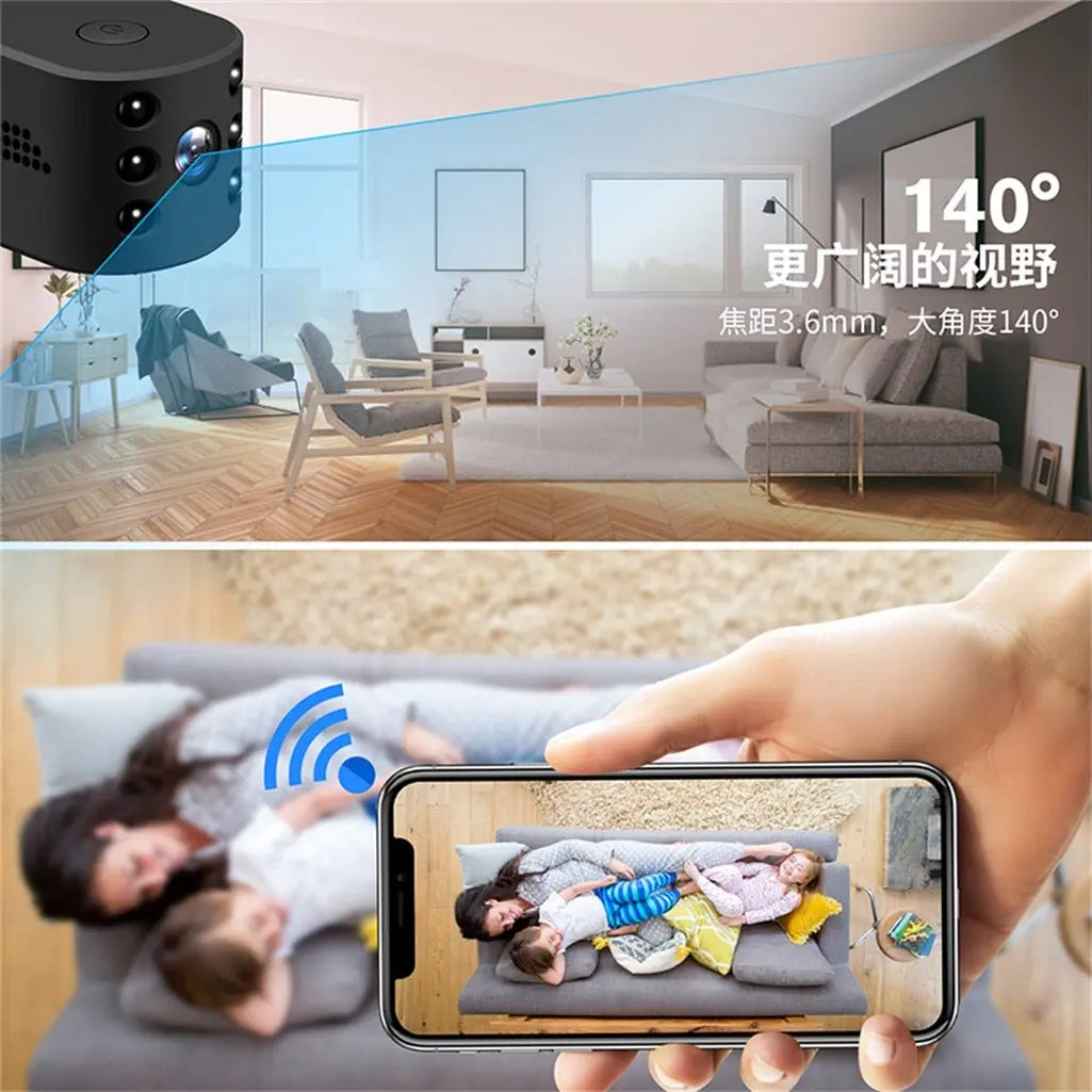 Mini Wireless WiFi Camera 1080 P HD Remote Video - Shakefav.com