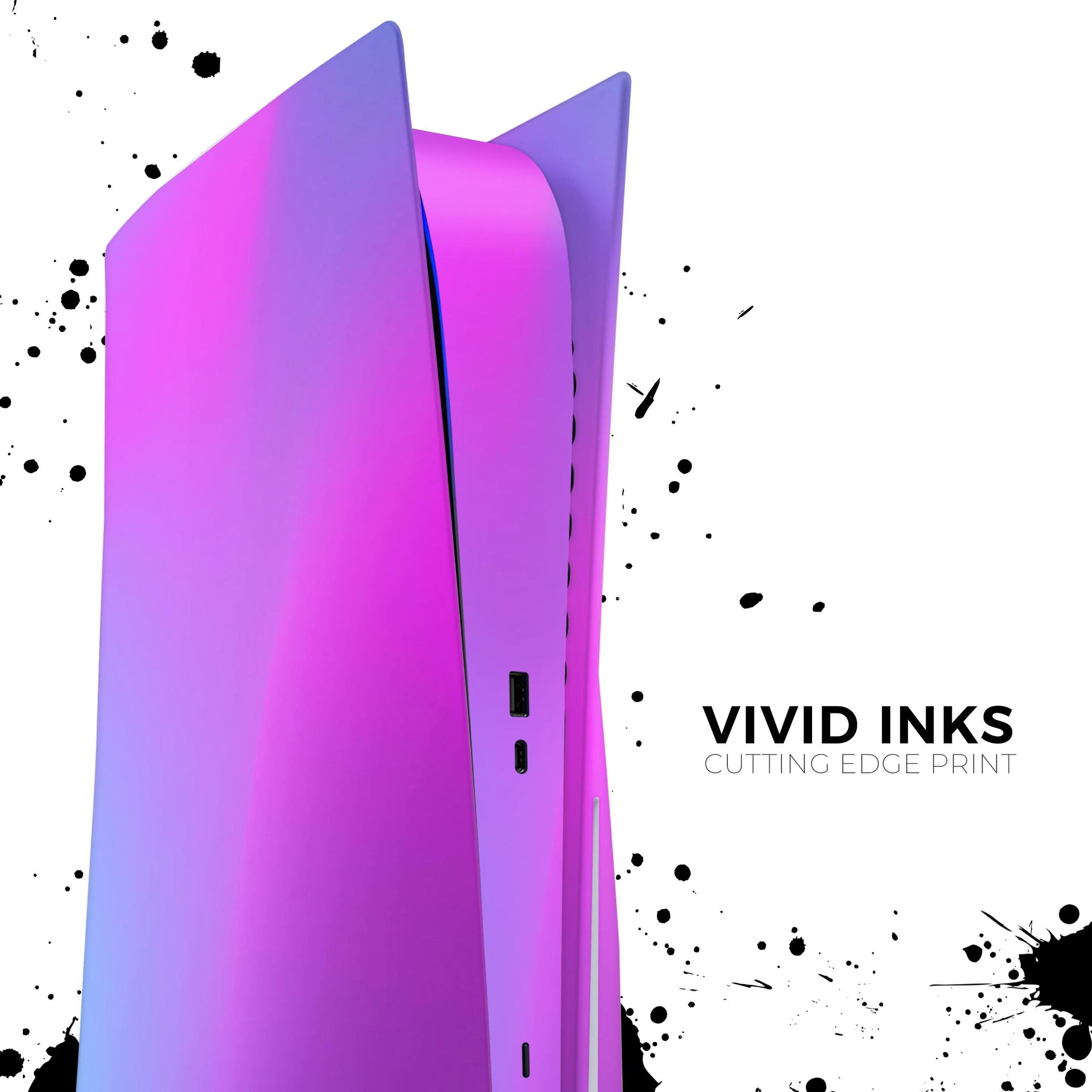 Neon Holographic V1 - Full Body Skin Decal Wrap Kit for Sony
