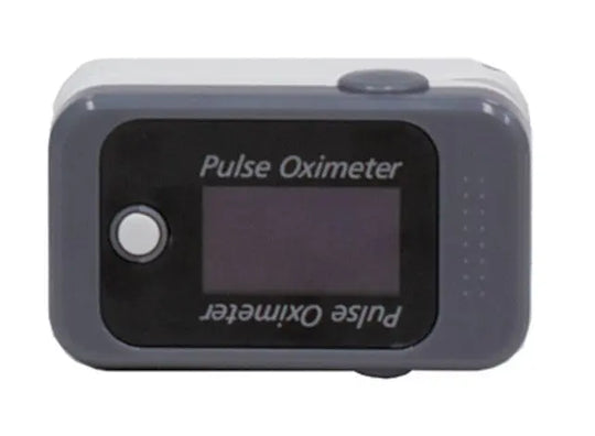 avo+ Fingertip Pulse Oximeter - Digital LED Reliable Reading Taupe Lucky