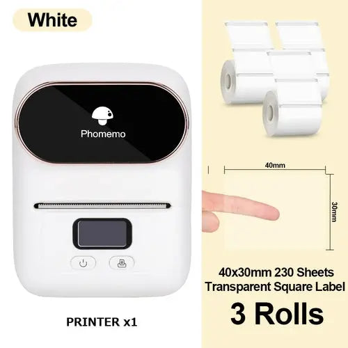 Phomemo M110 Mini Portable Thermal Label Printer Self-Adhesive Label - Shakefav.com