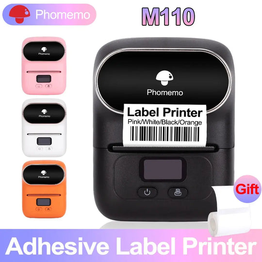 Phomemo M110 Mini Portable Thermal Label Printer Self-Adhesive Label - Shakefav.com