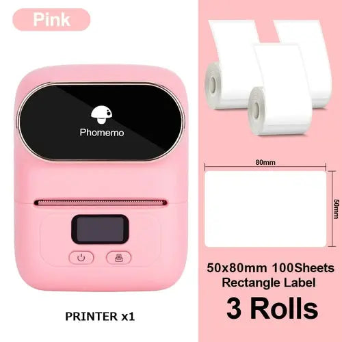 Phomemo M110 Mini Portable Thermal Label Printer Self-Adhesive Label - Shakefav.com