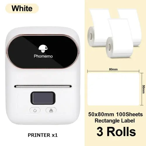 Phomemo M110 Mini Portable Thermal Label Printer Self-Adhesive Label - Shakefav.com