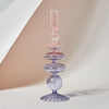 Candlesticks Holders Retro  Glass Classic Craft Candlesticks Holders