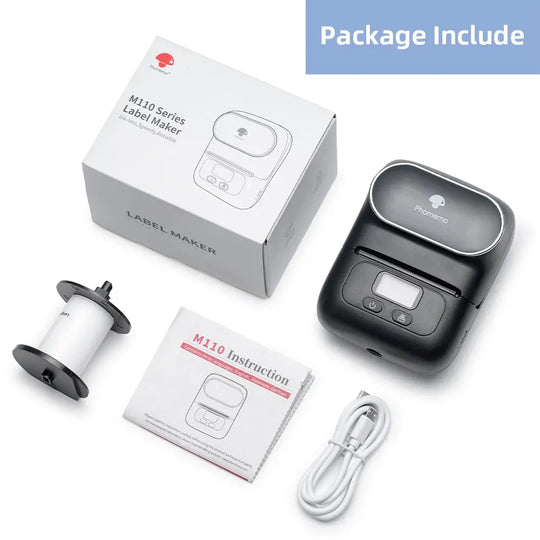 Phomemo M110 Mini Portable Thermal Label Printer Self-Adhesive Label - Shakefav.com