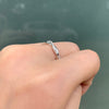 Newshe 925 Sterling Silver Wedding Engagement Ring For Women Twist