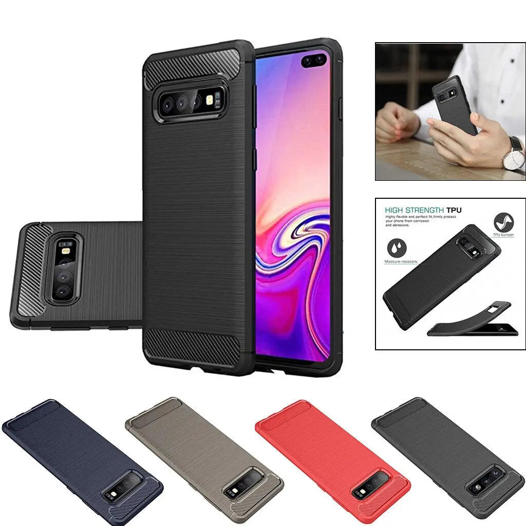 Silicone Hybrid Case Soft TPU Cover For Samsung - Shakefav.com