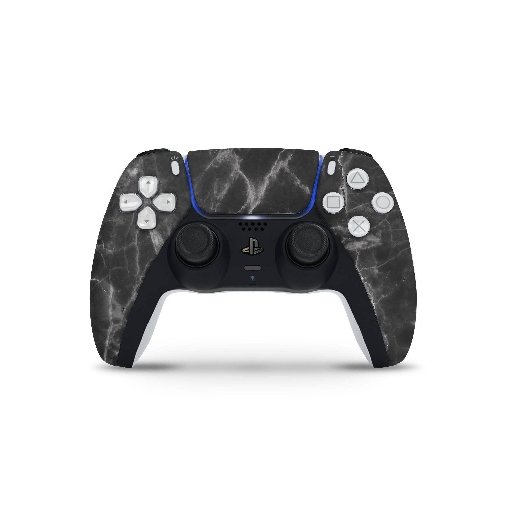 Smooth Black Marble - Full Body Skin Decal Wrap Kit for Sony