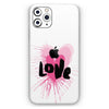 Splattered Pink Love // ​​Skin-Kit compatible avec l'Apple iPhone 14,