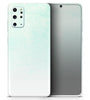 Teal Grunge Fade to White - Skin-Kit for the Samsung Galaxy S-Series