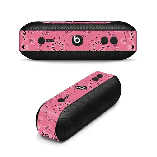 MightySkins BEPILLPL-Pink Bandana Skin Decal Wrap for Beats by Dr. Dre - Shakefav.com