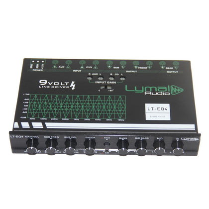 LT-EQ4 4 Band 9 Volt Car Audio Graphic Equalizer