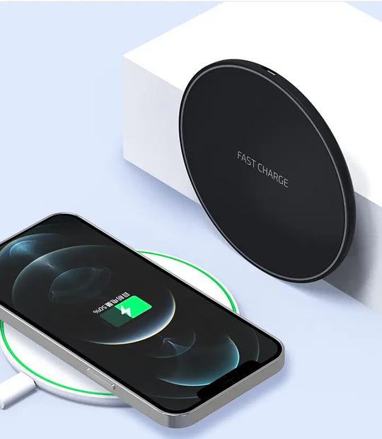 Wireless Charger Induction Type C Fast Charging Pad Maroon Asteria