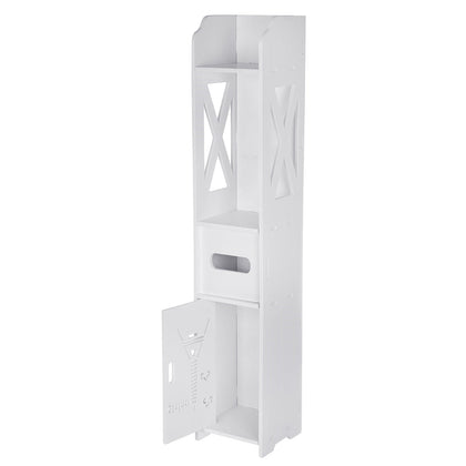 Petite salle de bain toilette armoire de rangement étanche organisateur debout 