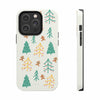 Coque rigide Christmas Tree pour iPhone avec chargement sans fil