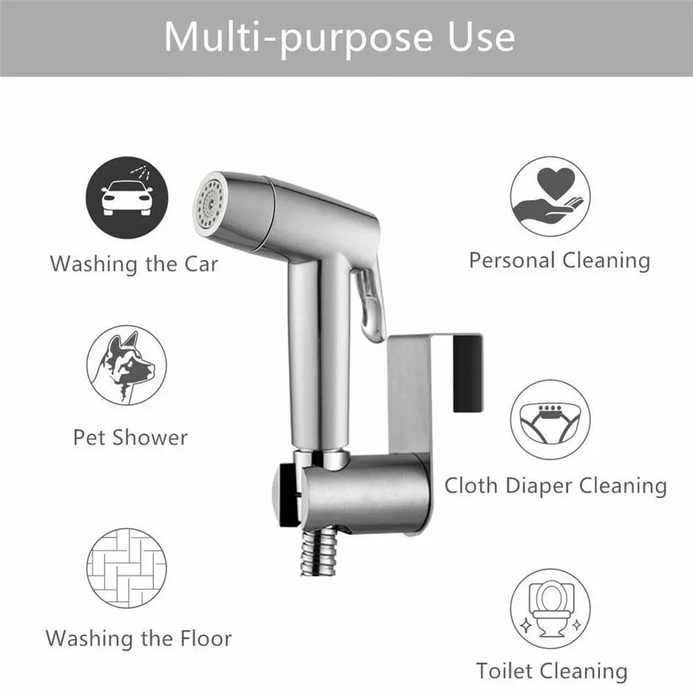 Hand Held Two Water Outlet Modes  Bidet Toilet Sprayer - Shakefav.com