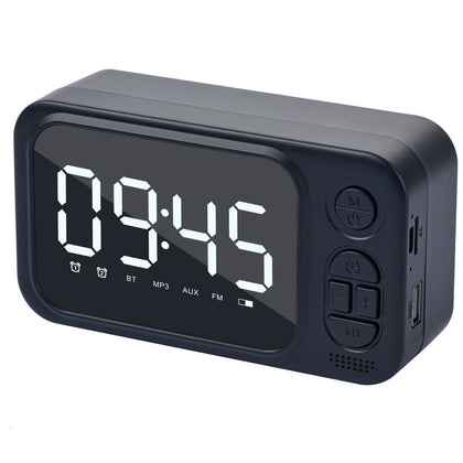 Alarm Clock Bluetooth Speaker Outdoor Portable Wireless