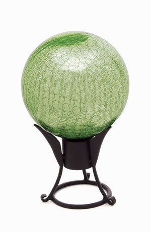Achla G10-LG-C 10 in. Gazing Globe in Light Green with Crackle