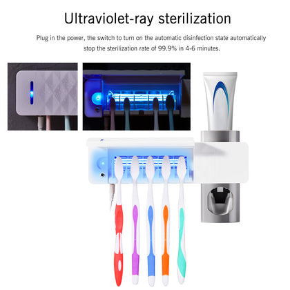 Stérilisateur automatique de brosse à dents UV antibactérien