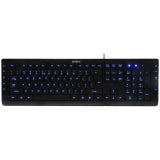 A4tech KD-600L Black USB Blue L.E.D. Illuminated Keyboard Rose Chloe