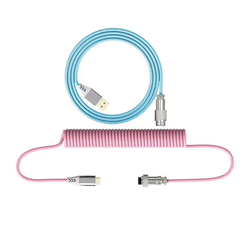 Type-C Detachable Mechanical Keyboard Navigation Cable Maroon Asteria