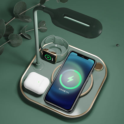 New Three-in-one Wireless Magnetic Charger 15W Fast Charging