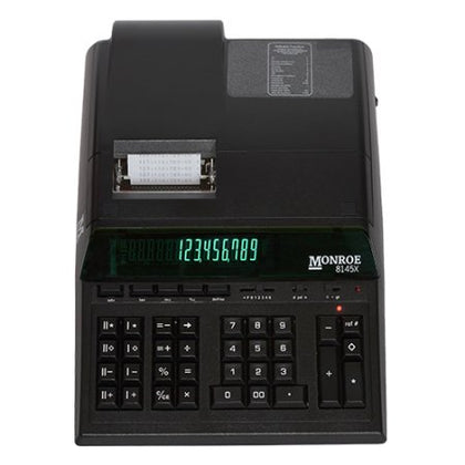 مونرو MNE8145XB آلة حاسبة ثقيلة مكونة من 14 رقم، أسود