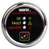 Xintex Gasoline Fume Detector & Alarm w/Plastic Sensor - Chrome Bezel