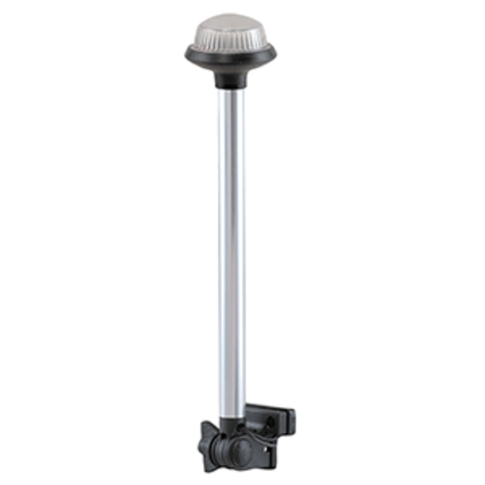 Perko Fold Down All-Round Frosted Globe Pole Light - Horizontal Mount
