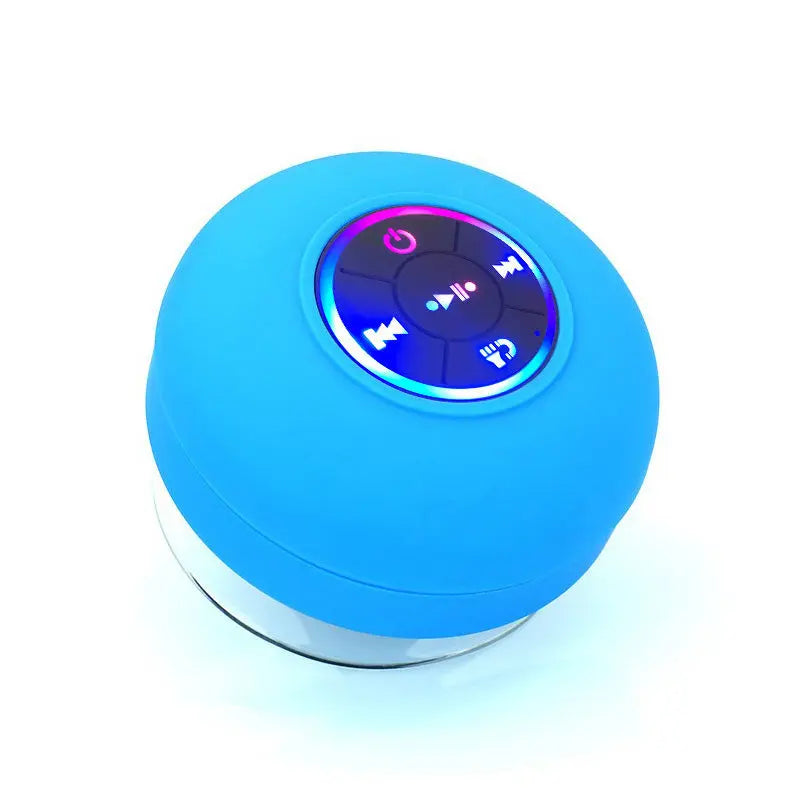 Waterproof Bluetooth Speaker LED Light Emitting Maroon Asteria