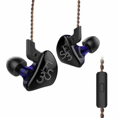 Iron In-ear Subwoofer With Wire-controlled Headphones Maroon Asteria