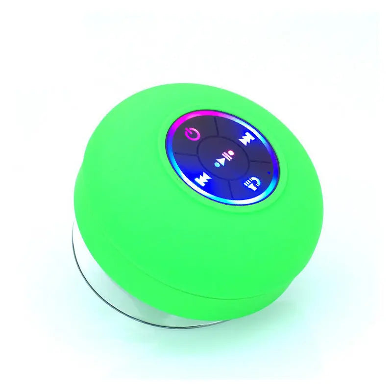 Waterproof Bluetooth Speaker LED Light Emitting Maroon Asteria