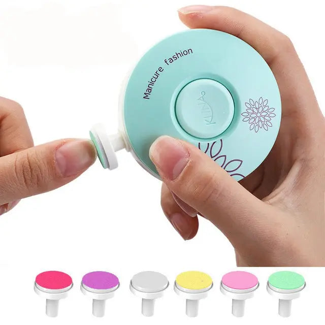 Electric Baby Nail Trimmer Nail Polisher Infant Manicure Scissors - Shakefav.com