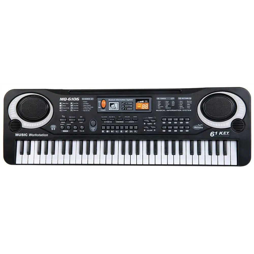 Electronic Keyboard Musical Portable Piano for Kids Yellow Pandora