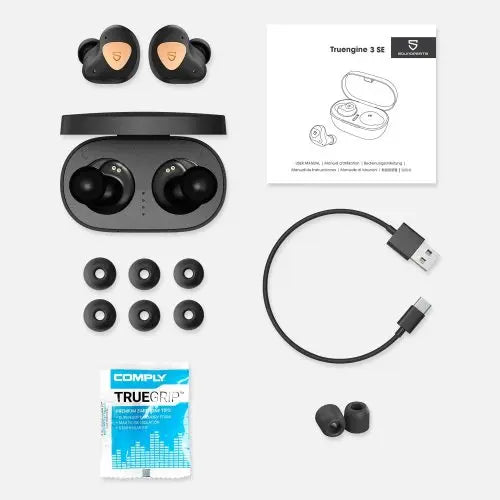 SoundPEATS Truengine 3 SE Wireless Earbuds with Dual Dynamic Drivers Teal Simba