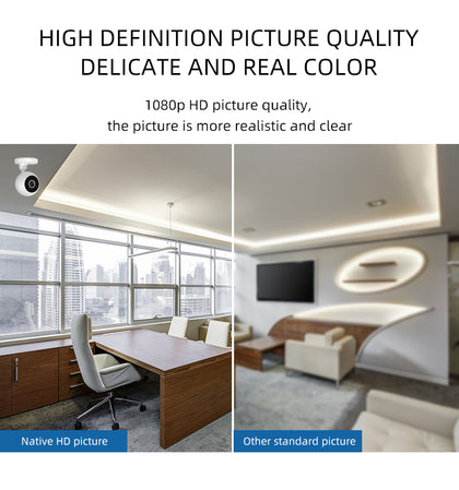 HD 1080P كاميرا واي فاي ذكية شبكة كاميرا مراقبة للمنزل 360 درجة تدوير