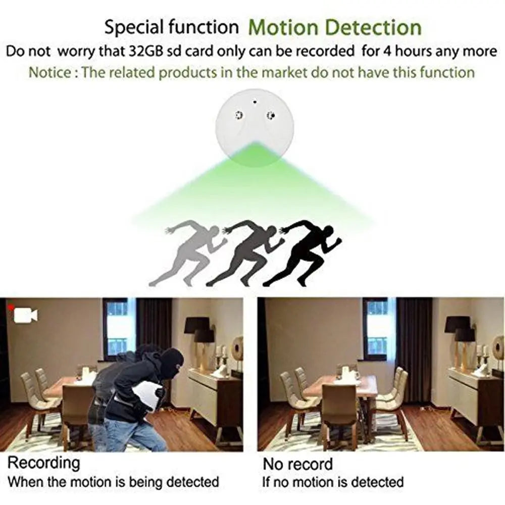 Smoke Alarm Design Camera Wifi Camera Ceiling Camere Home Security - Shakefav.com