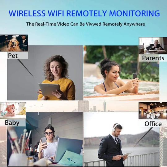 Mini DIY Wifi Camera USB 1080P Camera Motion Detect Home Security Lilac Milo