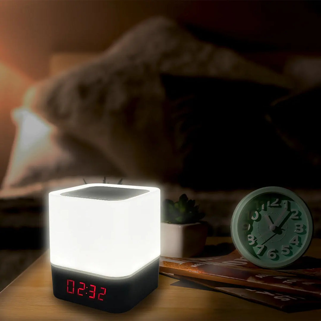 Zunammy Color Changing Wireless Alarm Clock Speaker Copper Hecuba