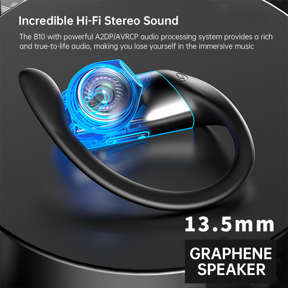 Led Display Wireless Headphones TWS Stereo Earbuds Teal Simba