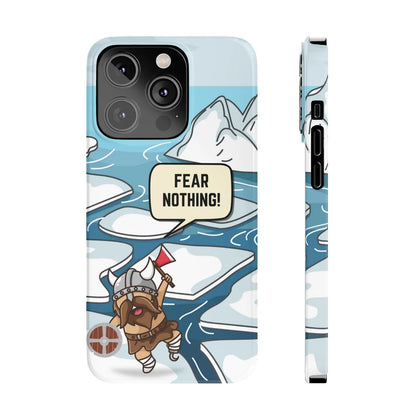 Coque super fine Viking Fear Nothing pour iPhone série 14