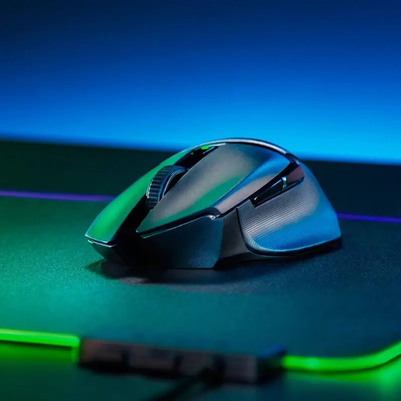 Razer Basilisk X Hyperspeed Gaming Mouse Wireless  Bluetooth Mouses Lilac Milo