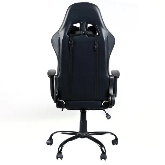 Swivel Chair Racing Gaming Chair Office Chair with Footrest Tier - Shakefav.com