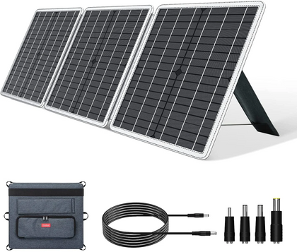 Chargeur solaire pliable de panneau solaire portable 60W 18V avec USB 