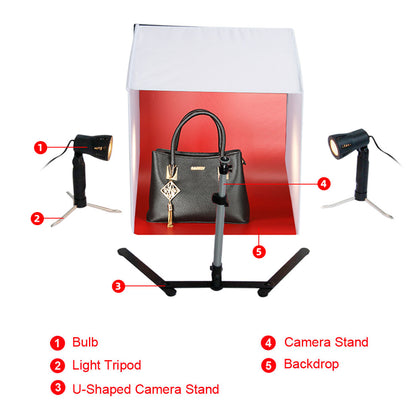 60 cm Portable Lightbox Photo Studio Box Mini Studio Ensemble 