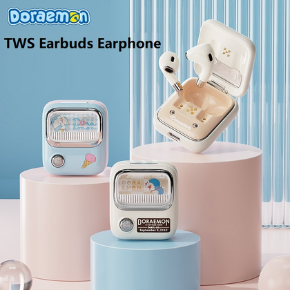 Écouteurs Bluetooth TWS Doraemoned stéréo sans fil 5.0 Bluetooth