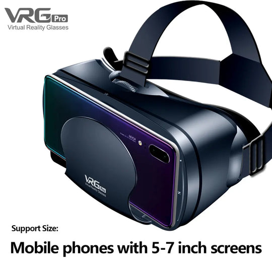 Large Screen Virtual Reality Headset Smart 3D VR Glasses Lilac Milo