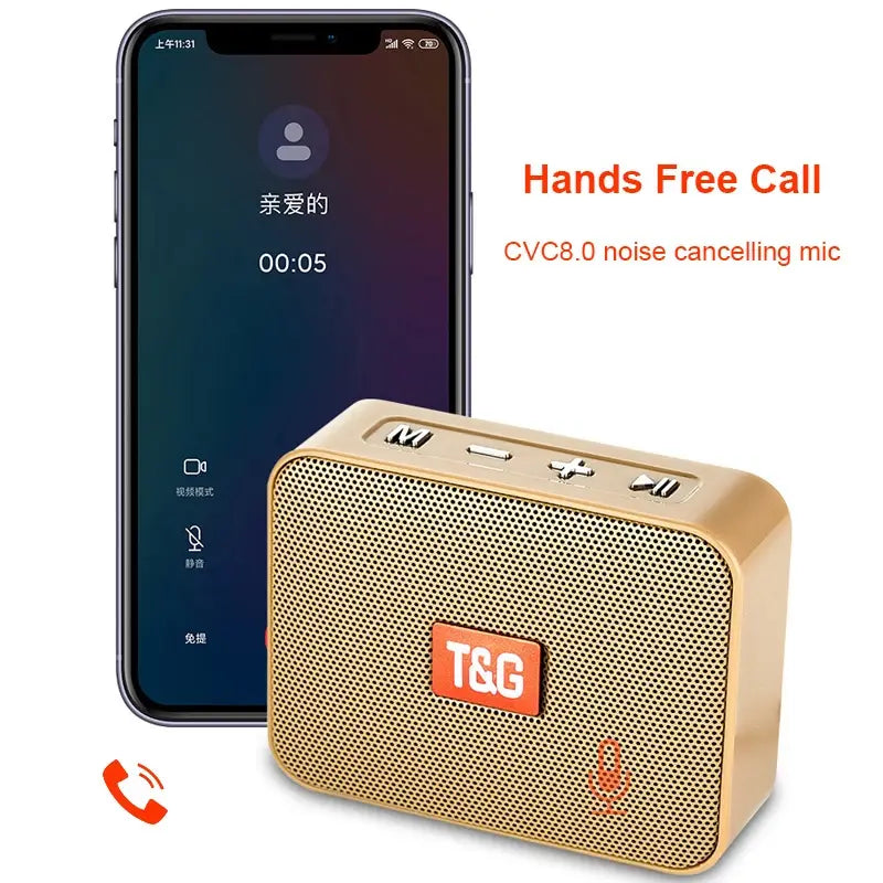 TG Mini Stereo Portable Bluetooth Speaker with TF FM - Shakefav.com